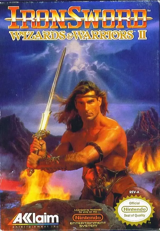 Jeux Nintendo NES - IronSword - Wizards & Warriors II