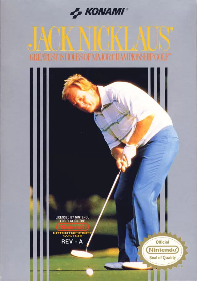 Nintendo NES - Jack Nicklaus\' Greatest 18 Holes of Major Championship Golf