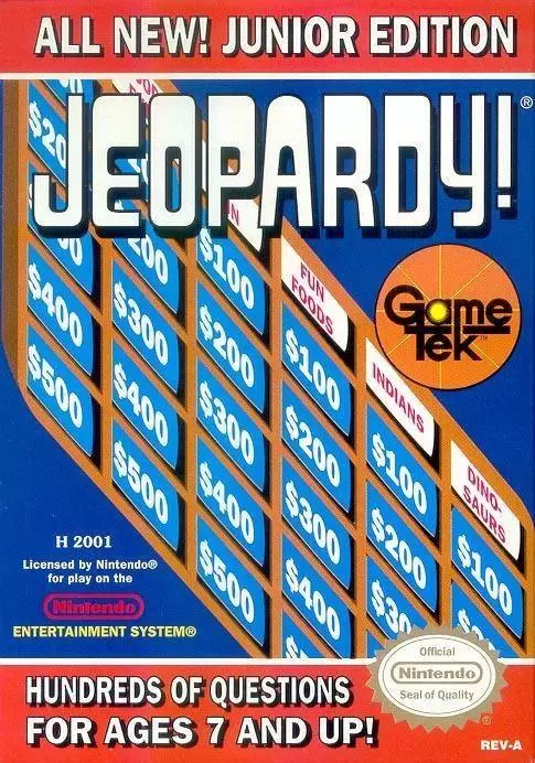 Nintendo NES - Jeopardy! Junior Edition