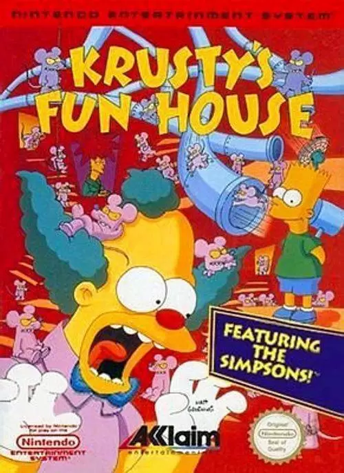 Jeux Nintendo NES - Krusty\'s Fun House