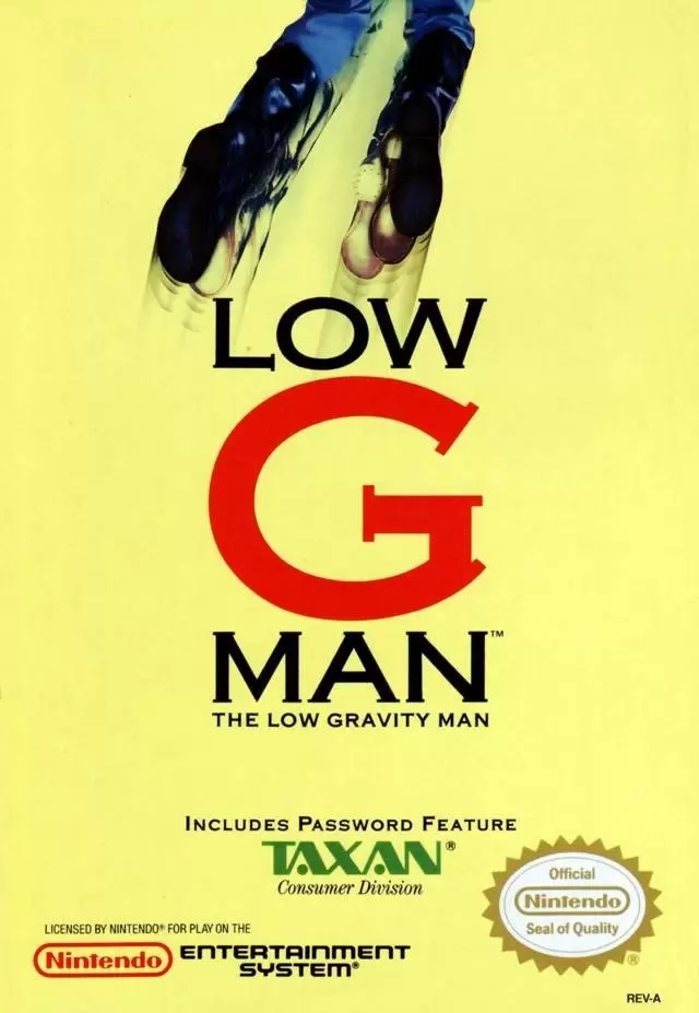 Nintendo NES - Low G Man: The Low Gravity Man