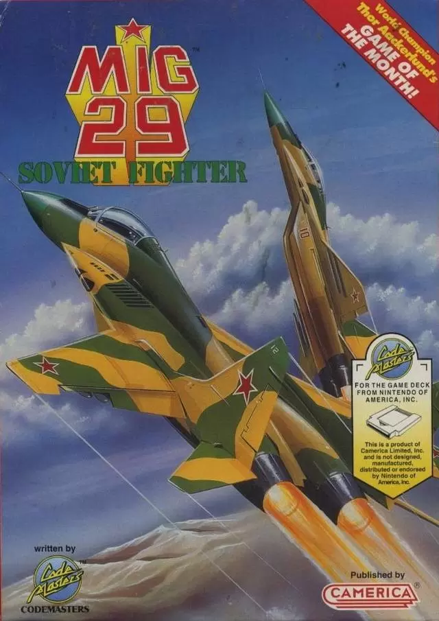Nintendo NES - MiG 29: Soviet Fighter