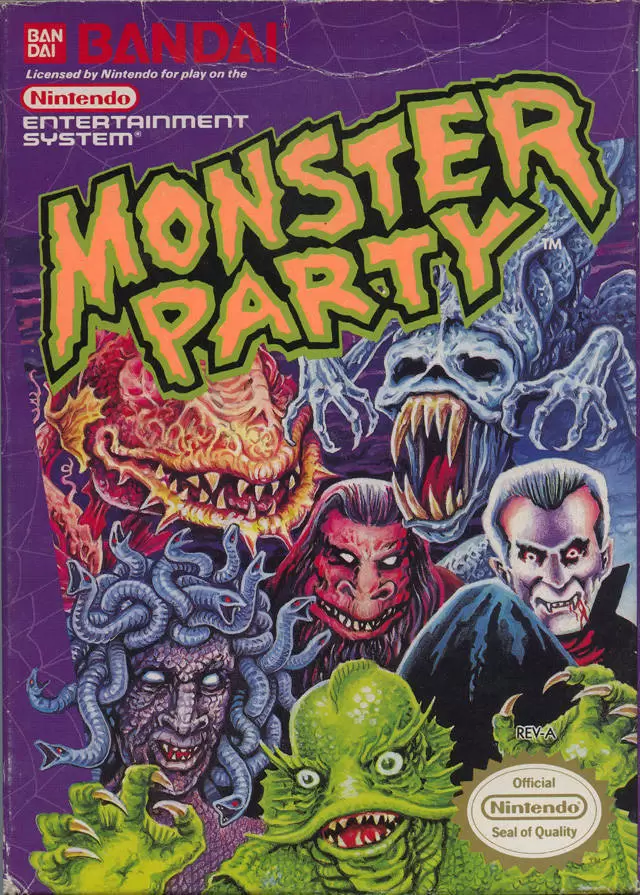 Jeux Nintendo NES - Monster Party