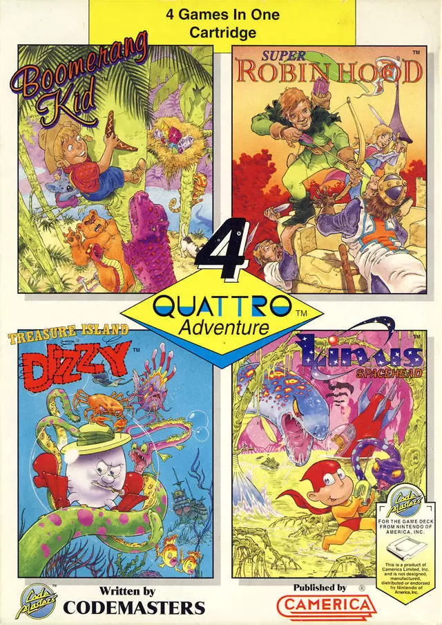 Nintendo NES - Quattro Adventure
