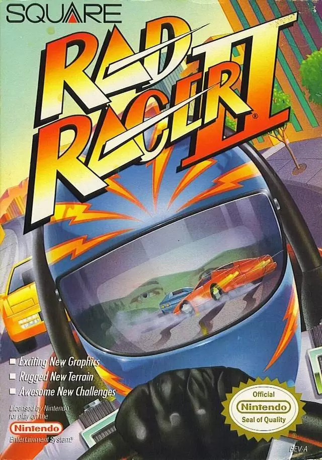 Nintendo NES - Rad Racer II