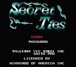 Nintendo NES - Secret Ties