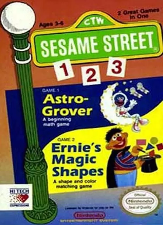 Jeux Nintendo NES - Sesame Street: 123
