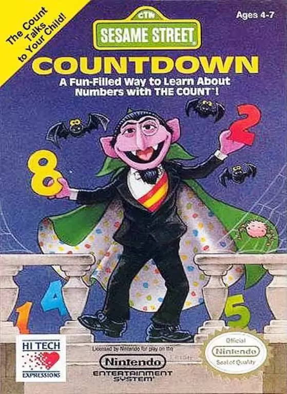 Jeux Nintendo NES - Sesame Street: Countdown