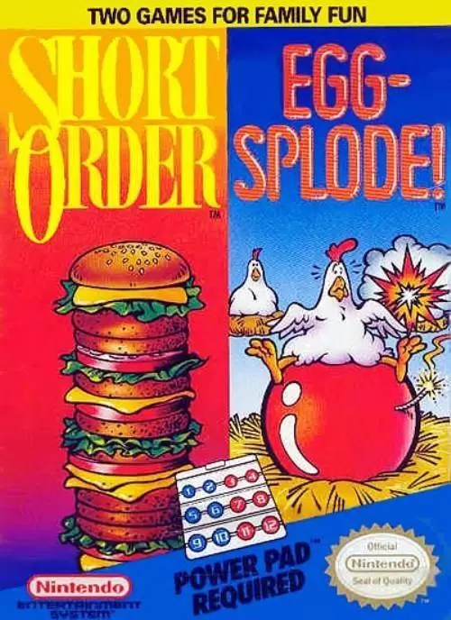 Jeux Nintendo NES - Short Order / Eggsplode!