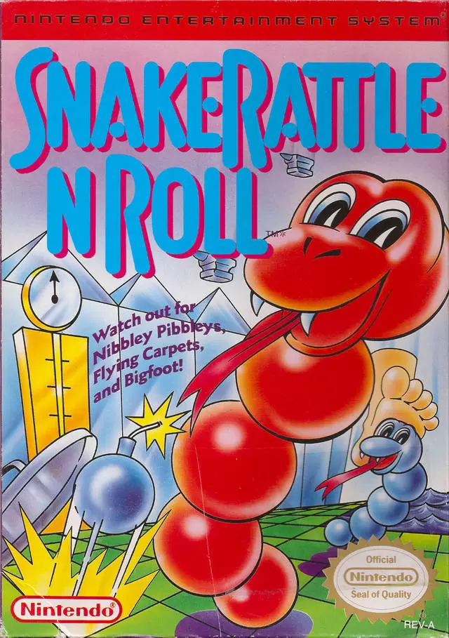 Nintendo NES - Snake Rattle n Roll