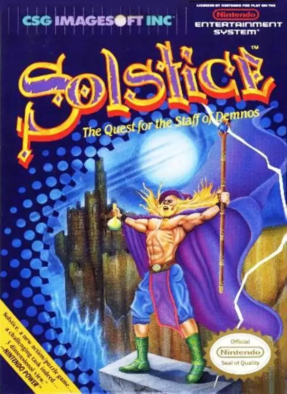 Nintendo NES - Solstice: The Quest for the Staff of Demnos