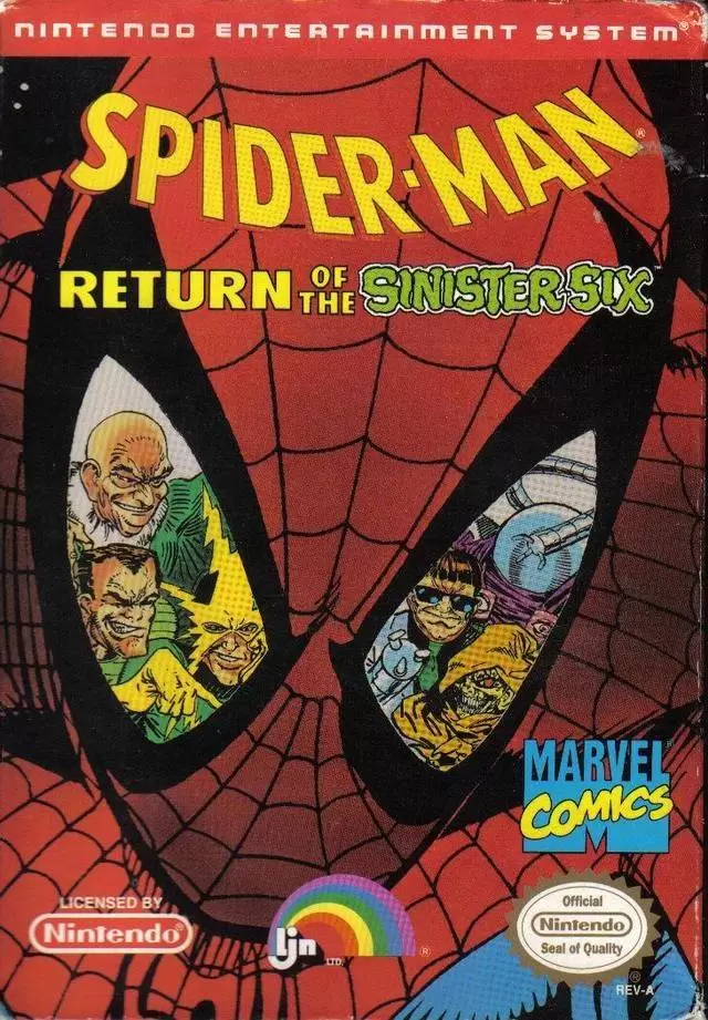 Jeux Nintendo NES - Spider-Man: Return of the Sinister Six