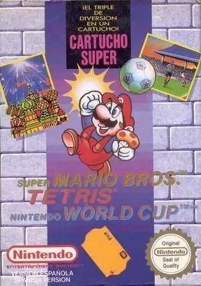 Nintendo NES - Super Mario Bros. / Tetris / Nintendo World Cup