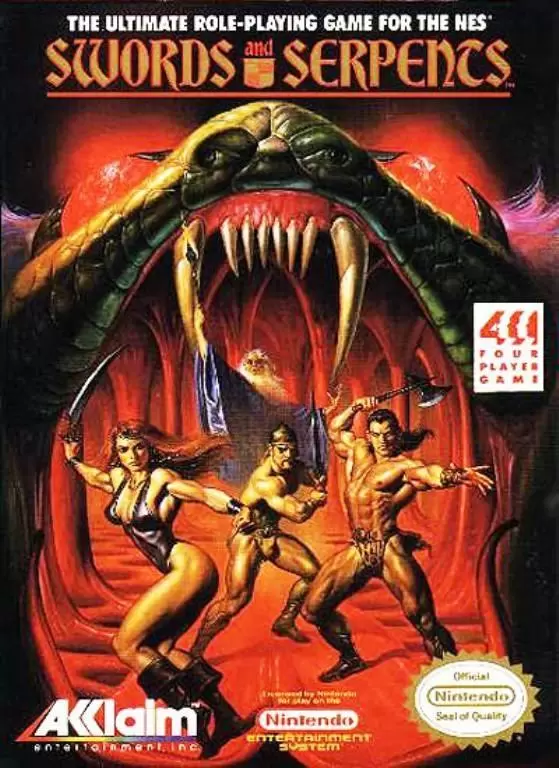 Jeux Nintendo NES - Swords and Serpents
