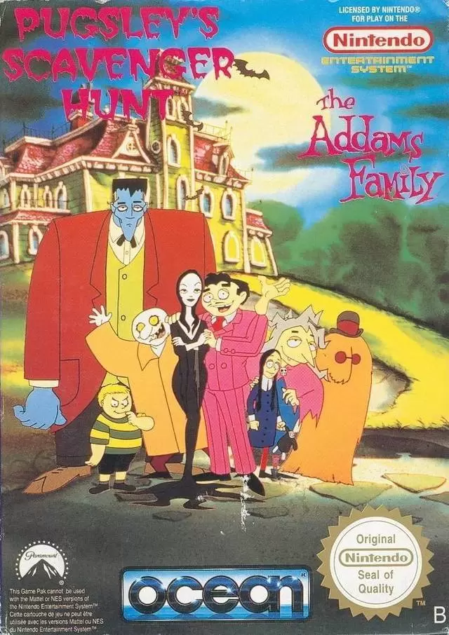Jeux Nintendo NES - The Addams Family: Pugsley\'s Scavenger Hunt