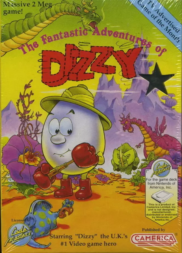 Jeux Nintendo NES - The Fantastic Adventures of Dizzy