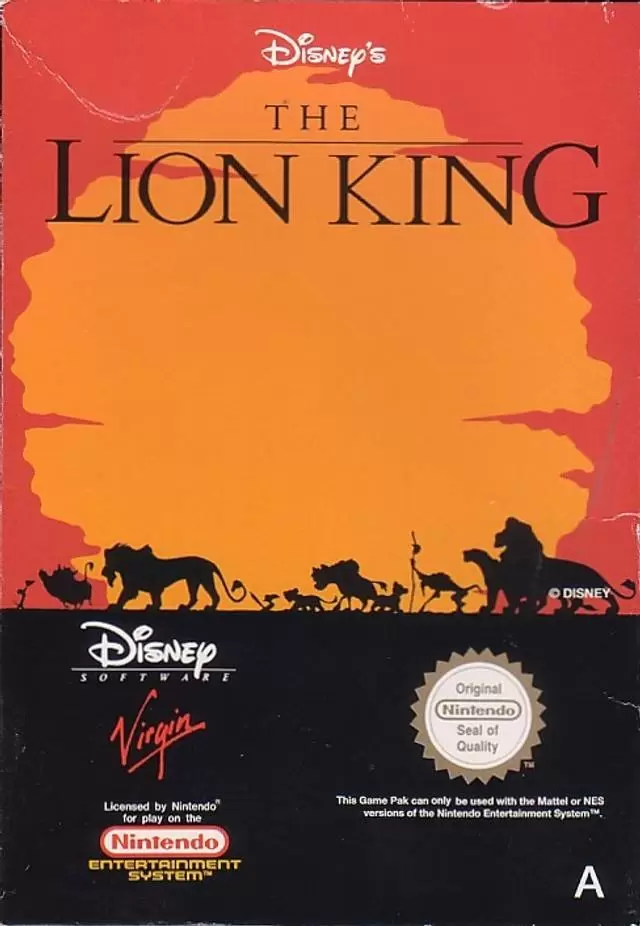 Jeux Nintendo NES - The Lion King
