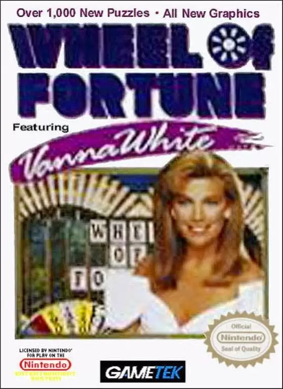 Jeux Nintendo NES - Wheel of Fortune: Featuring Vanna White