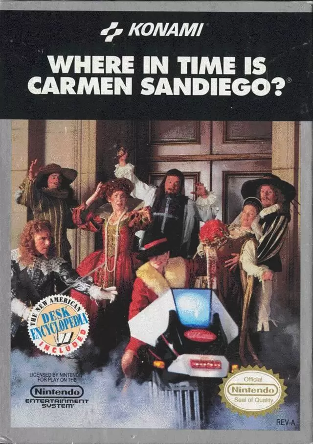 Jeux Nintendo NES - Where in Time is Carmen Sandiego?