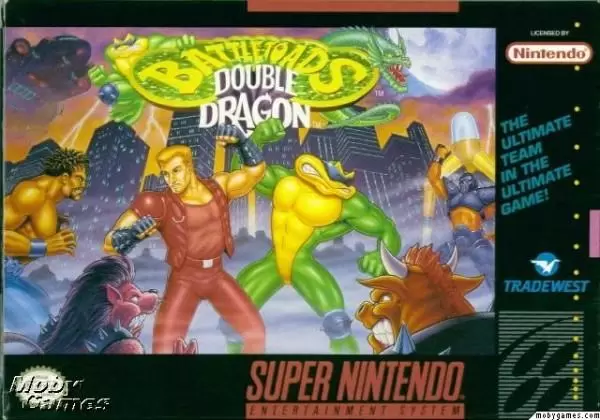 Super Famicom Games - Battletoads & Double Dragon: The Ultimate Team