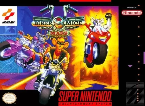 Super Famicom Games - Biker Mice from Mars