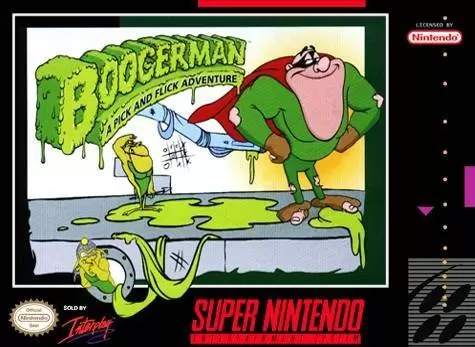 Super Famicom Games - Boogerman - A Pick and Flick Adventure