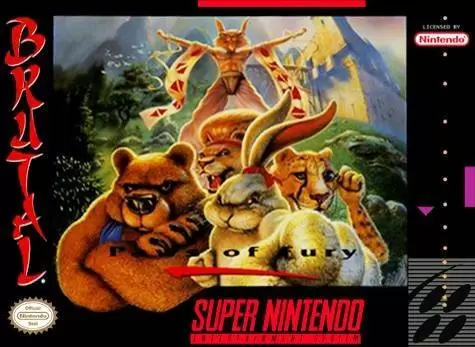 Super Famicom Games - Brutal: Paws of Fury