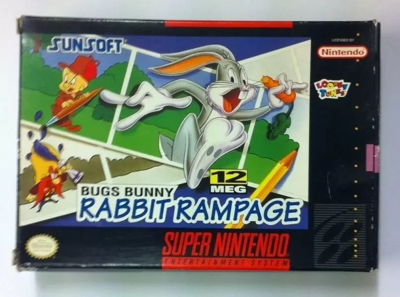 Jeux Super Nintendo - Bugs Bunny: Rabbit Rampage