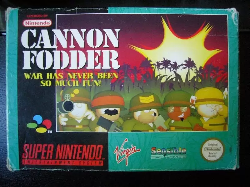 Jeux Super Nintendo - Cannon Fodder