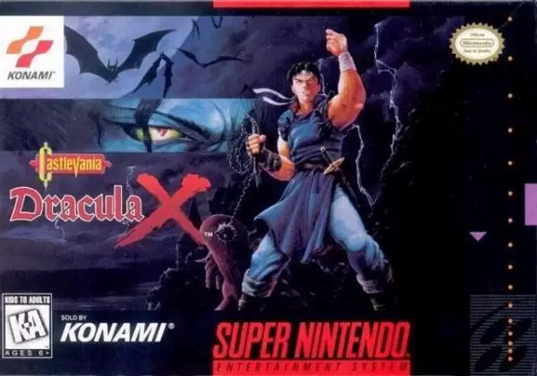 Jeux Super Nintendo - Castlevania -Dracula X