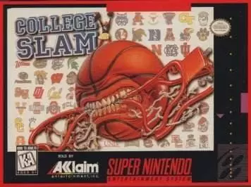 Super Famicom Games - College Slam Basketball