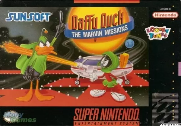 Super Famicom Games - Daffy Duck - The Marvin Missions