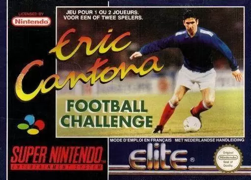 Super Famicom Games - Eric Cantona Football Challenge
