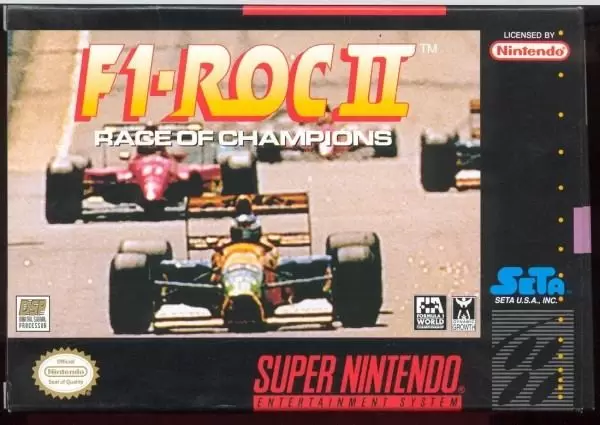Jeux Super Nintendo - F1-ROC II: Race of Champions