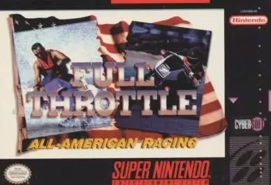 Super Famicom Games - Full Throttle Racing