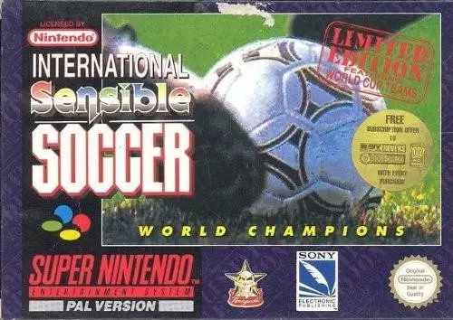 Super Famicom Games - International Sensible Soccer