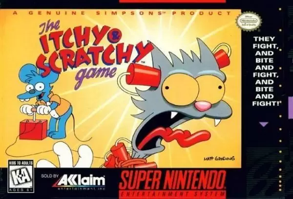 Super Famicom Games - Itchy & Scratchy
