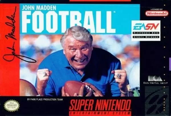 Super Famicom Games - John Madden Football