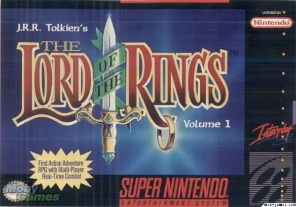 Super Famicom Games - JRR Tolkien\'s The Lord of the Rings: Volume 1