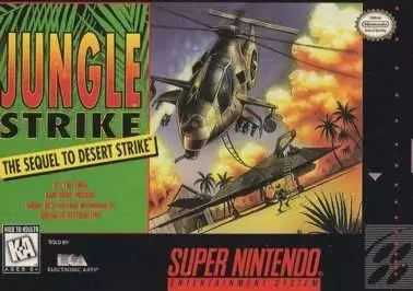 Jeux Super Nintendo - Jungle Strike