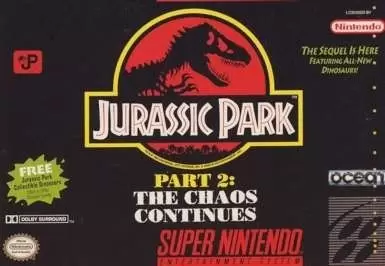 Super Famicom Games - Jurassic Park 2: The Chaos Continues