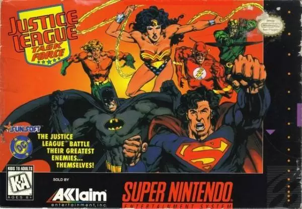 Super Famicom Games - Justice League: Task Force