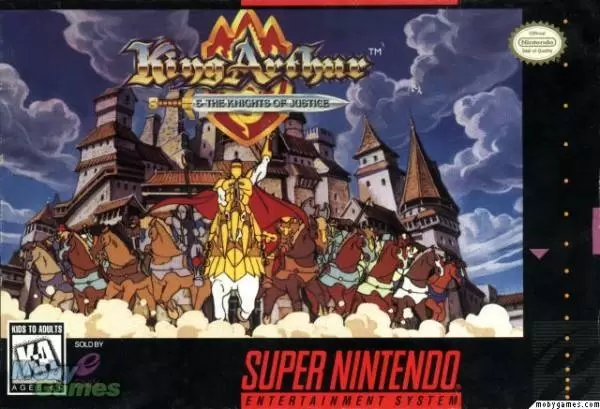 Super Famicom Games - King Arthur & the Knights of Justice
