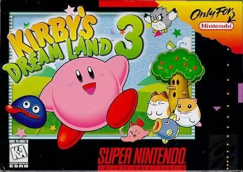 Super Famicom Games - Kirby\'s Dream Land 3