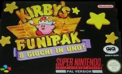 Super Famicom Games - Kirby\'s Funpak