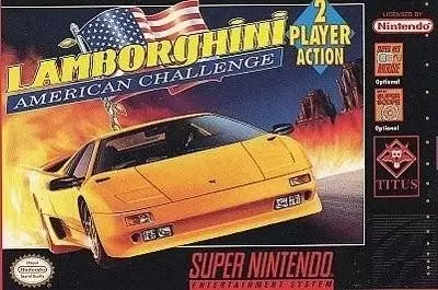 Super Famicom Games - Lamborghini American Challenge