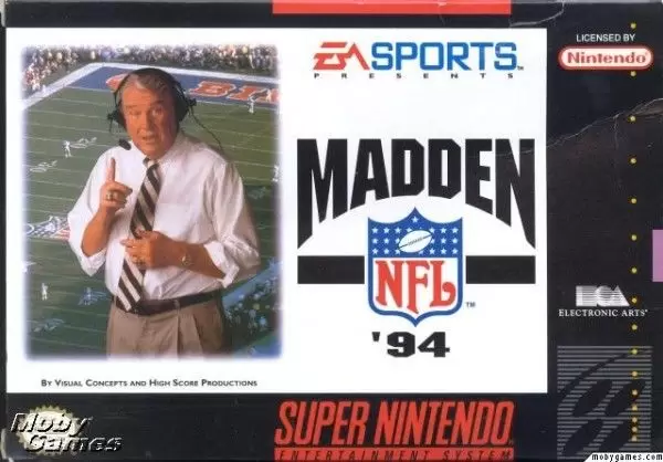 Super Famicom Games - Madden NFL 94