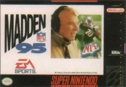 Super Famicom Games - Madden NFL 95