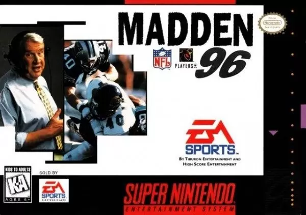 Super Famicom Games - Madden NFL 96
