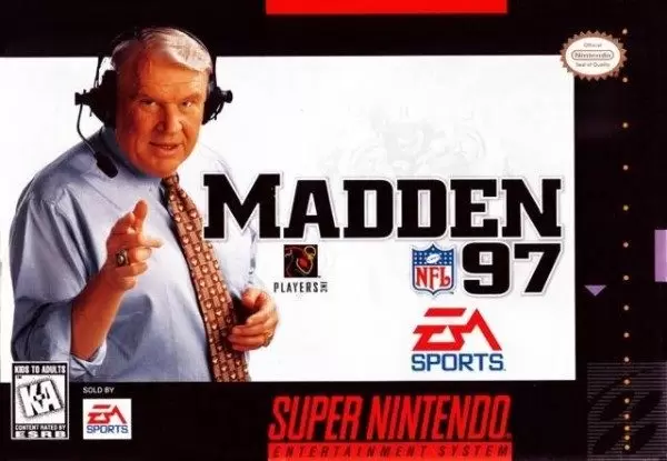 Super Famicom Games - Madden NFL 97